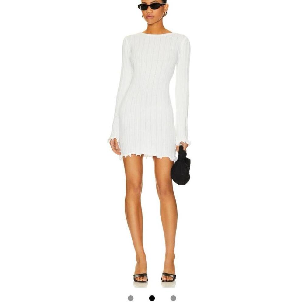 Sndys baha mini dress in white